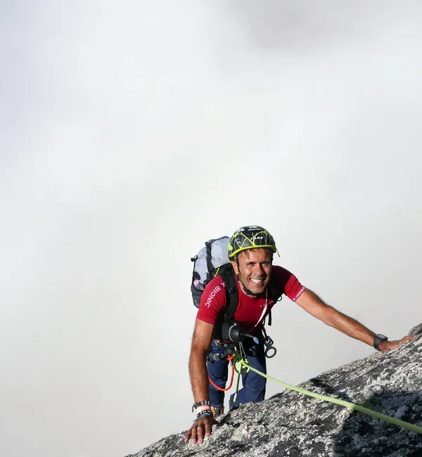 Spigolo Vinci al Pizzo Cengalo