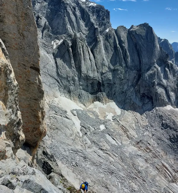 Traversata Punta Sertori - Pizzo Badile