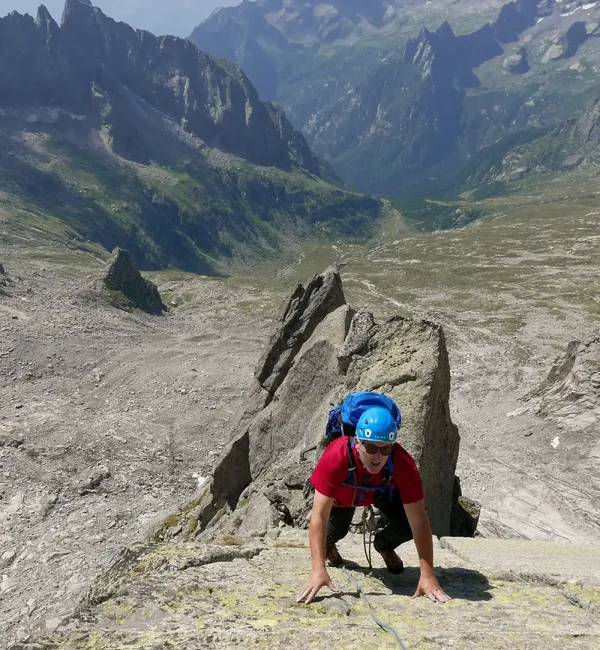 Via Marimonti alla Punta Sertori 3195 m