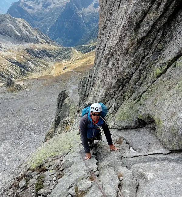 Via Marimonti alla Punta Sertori 3195 m