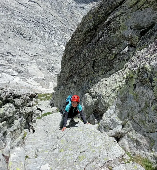 Via Marimonti alla Punta Sertori 3195 m