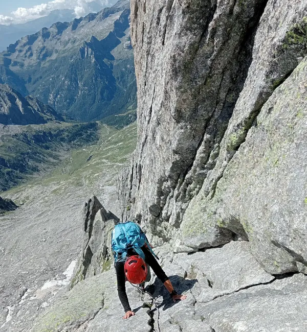 Via Marimonti alla Punta Sertori 3195 m