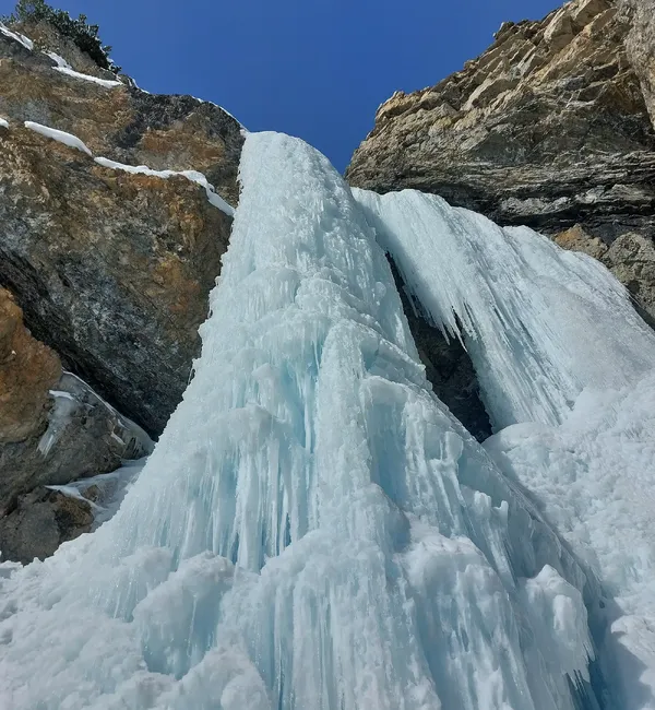 Cascate di ghiaccio a Livigno