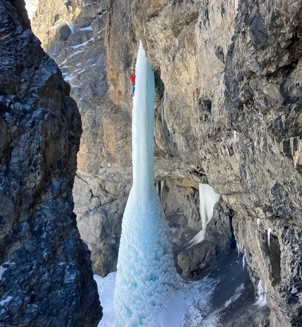 Cascate di ghiaccio a Livigno