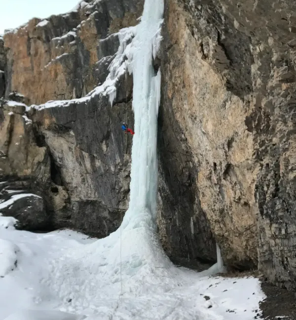 Cascate di ghiaccio a Livigno