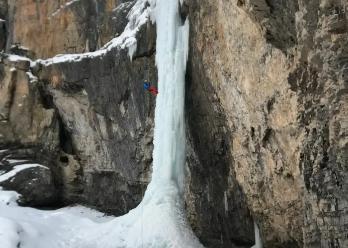 Cascate di ghiaccio a Livigno