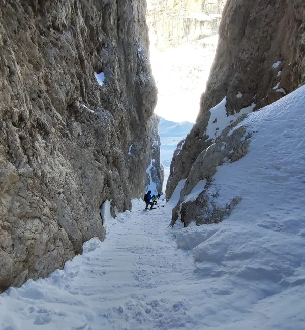 Sci alpinismo  in Dolomiti